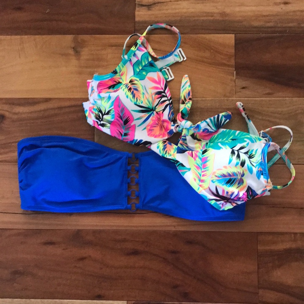 Bundle of bathing suit tops